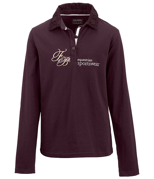 Kinder-Langarm Poloshirt Margrit