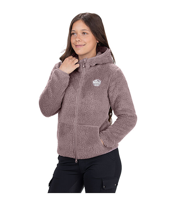 Kinder-Kapuzen-Teddyfleecejacke Irma