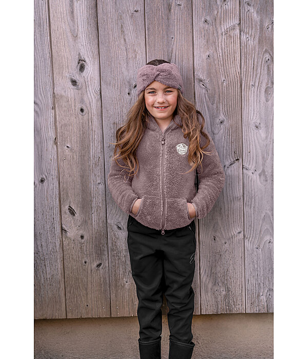 Kinder-Kapuzen-Teddyfleecejacke Irma