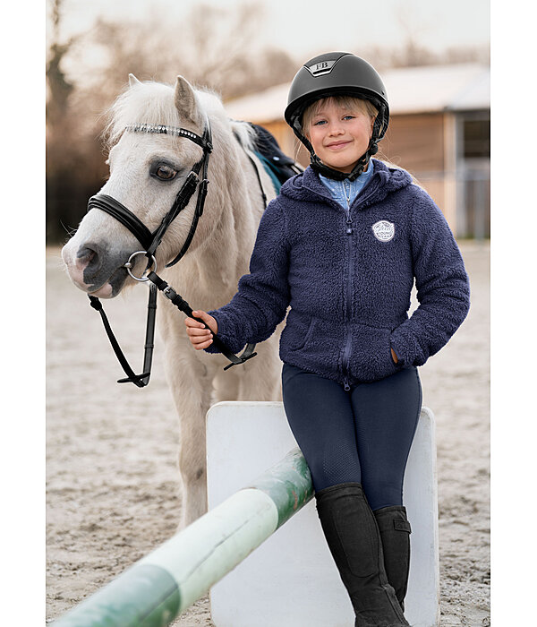 Kinder-Kapuzen-Teddyfleecejacke Irma