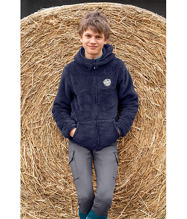 Kinder-Kapuzen-Teddyfleecejacke Irma