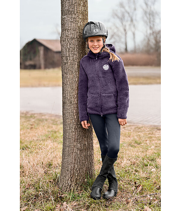 Kinder-Kapuzen-Teddyfleecejacke Irma