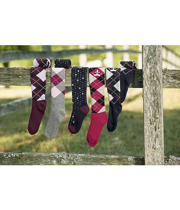 Kniestrmpfe Argyle