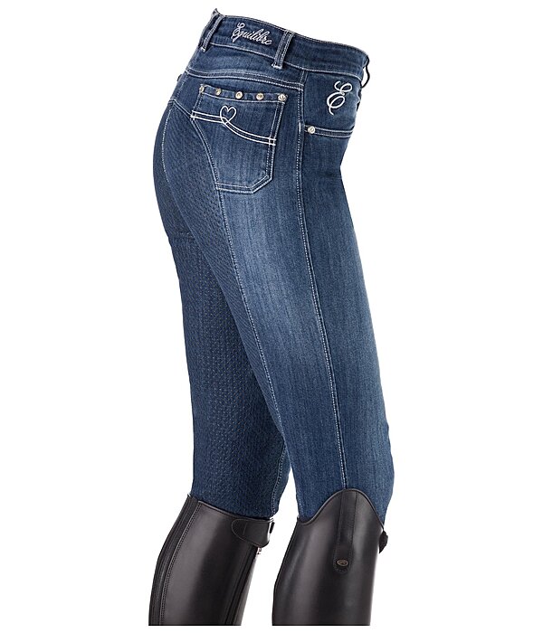 Denim-Grip-Vollbesatzreithose Karen