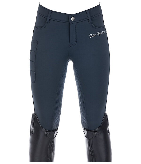 Kinder Hybrid Grip-Reithose Biese