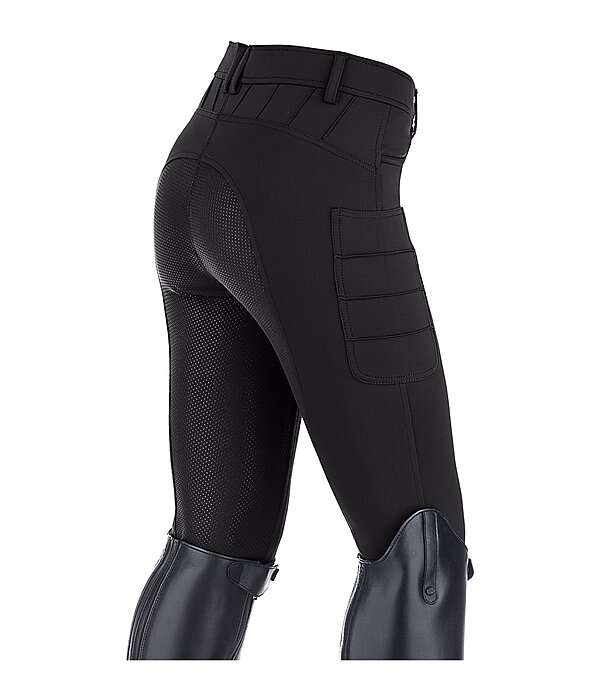 Kinder Hybrid Grip-Reithose Biese