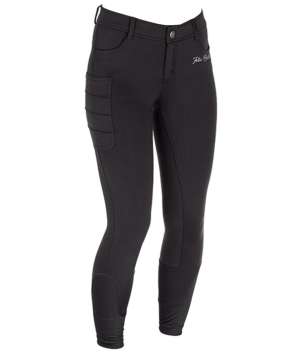 Kinder Hybrid Grip-Reithose Biese