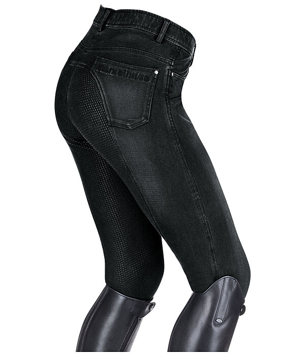 Denim-Grip-Vollbesatz-Reithose Linea