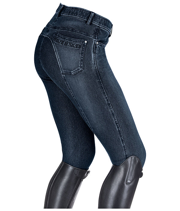 Denim-Grip-Vollbesatz-Reithose Linea