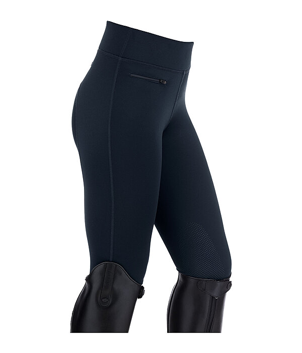 Kinder Grip-Winterreitleggings Kniebesatz Elia