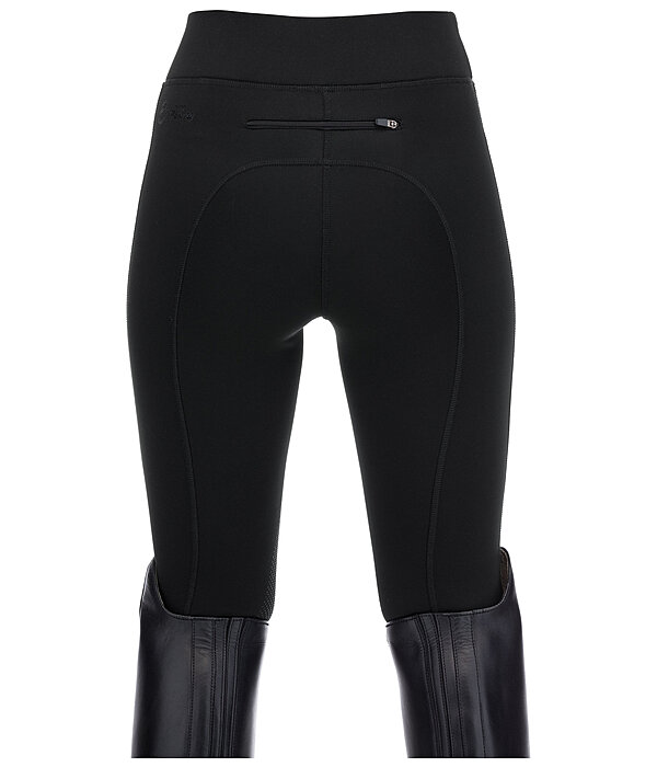 Kinder Grip-Winterreitleggings Kniebesatz Elia