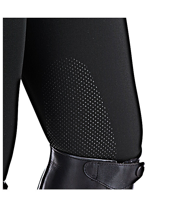 Kinder Grip-Winterreitleggings Kniebesatz Elia