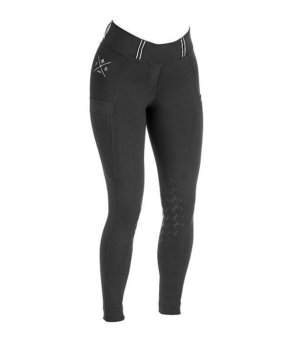 Grip-Reitleggings Kniebesatz Sanna