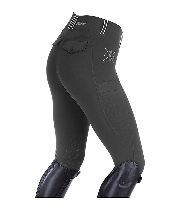 Grip-Reitleggings Kniebesatz Sanna