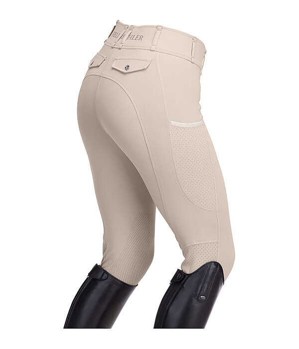 Hybrid Grip-Reithose Kniebesatz Mesh Romy