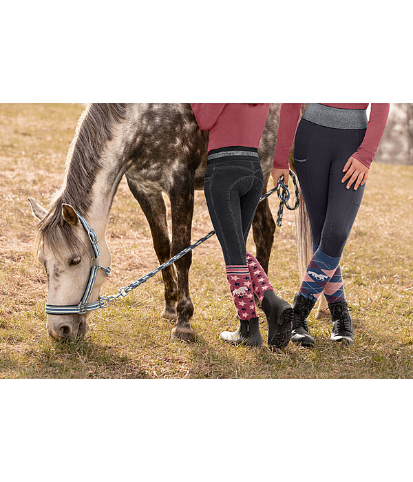 Kinder-Grip-Vollbesatz-Reitleggings Nivia