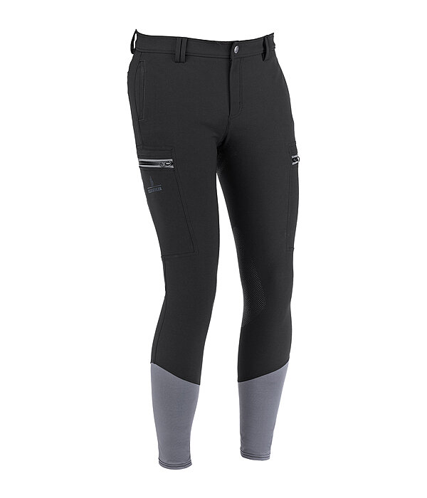 Herren Grip-Teilbesatzreithose Tex