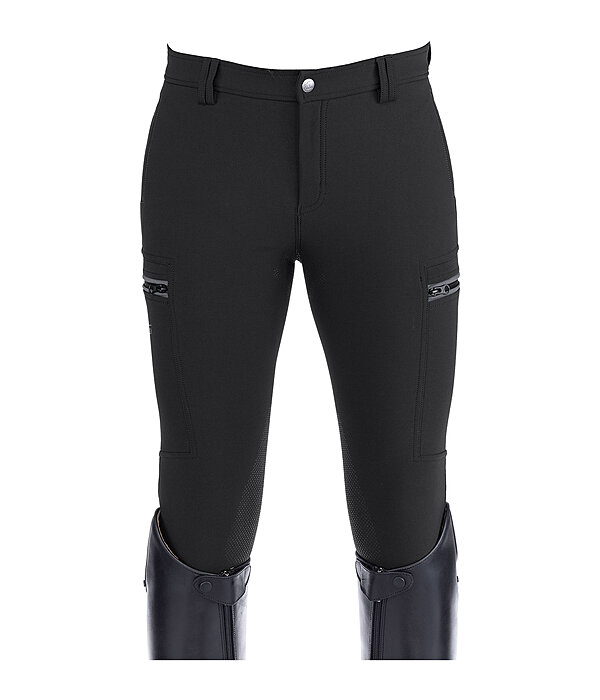 Herren Grip-Teilbesatzreithose Tex