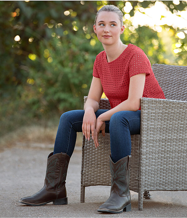 Western-Outfit Cleo in tomate