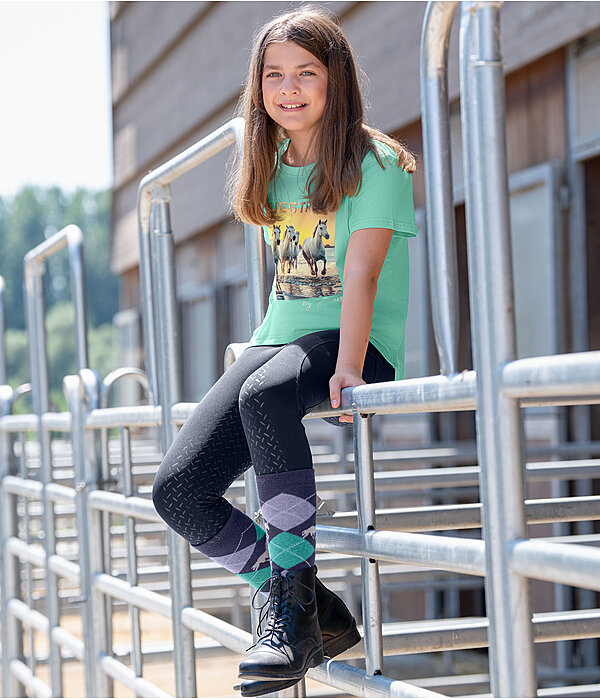 Kinder-Outfit Abendsonne in aqua-mint