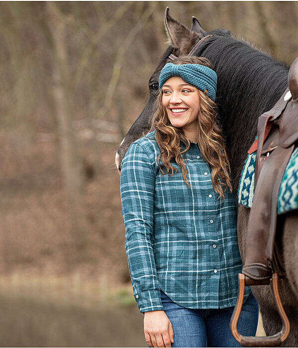 Western-Outfit Stella in petrol
