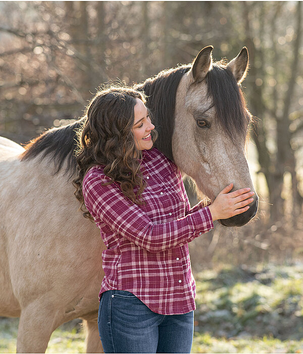 Western-Outfit Millie in wildberry