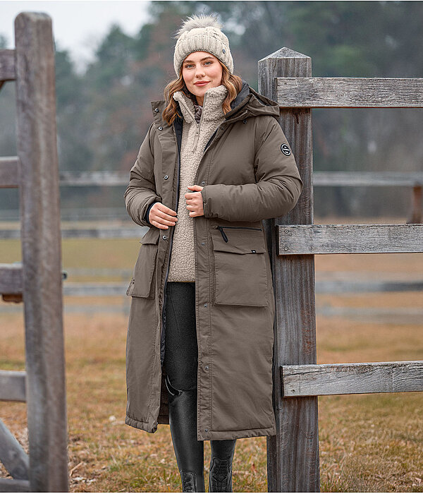 Damen-Outfit Claudi in dark-taupe