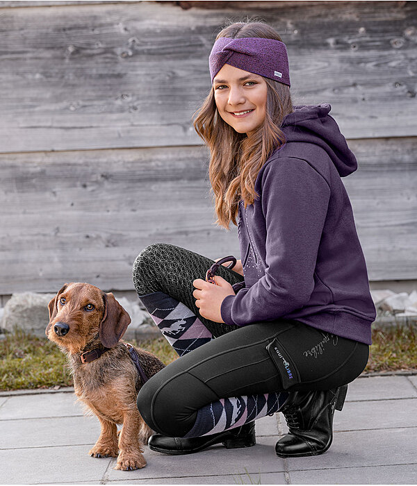 Kinder-Outfit Heidi in schwarzbeere