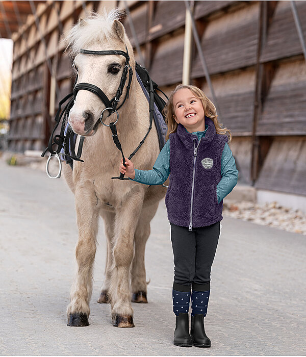 Kinder-Outfit Ylvie in dark-violett